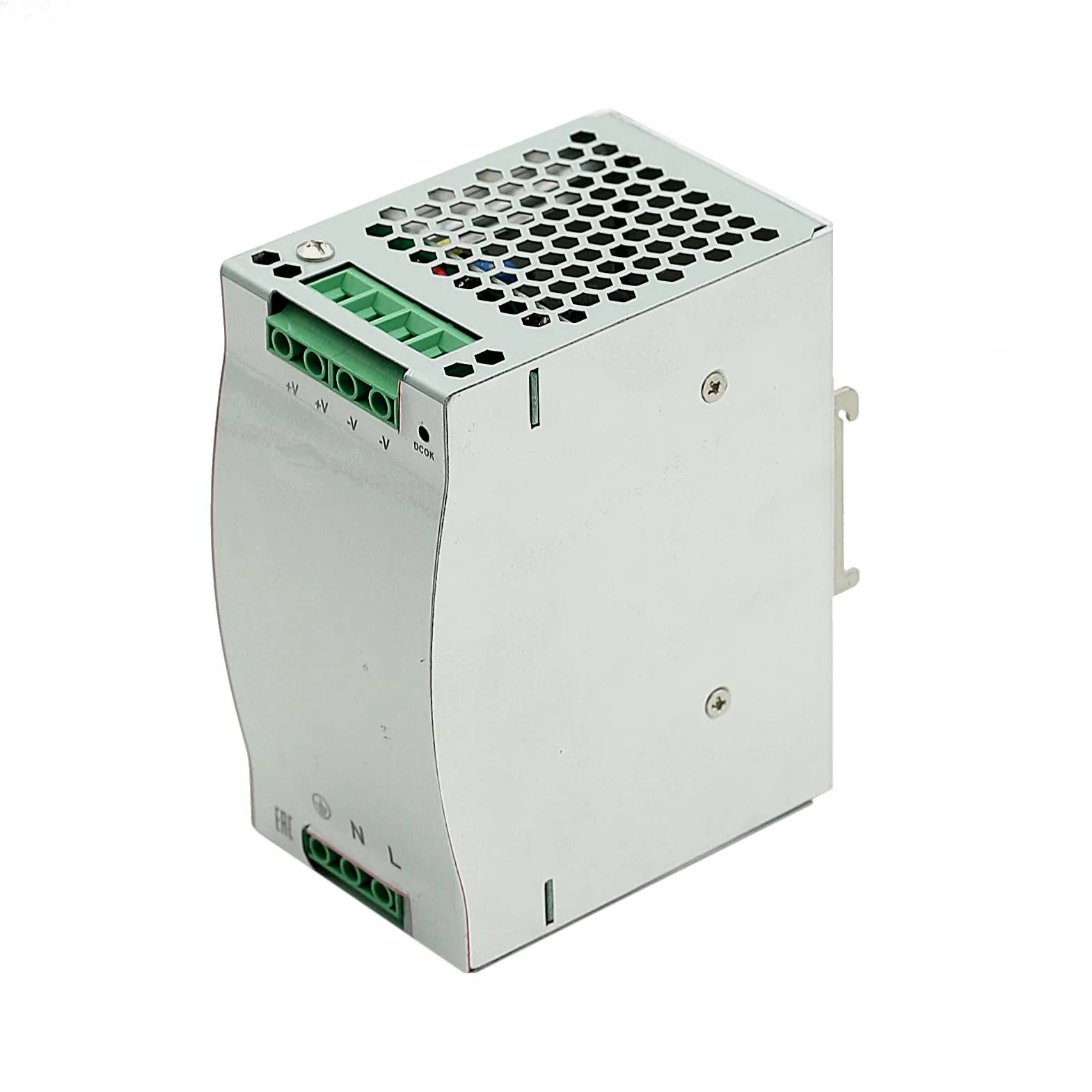 Источник питания INNOCONT на DIN-рейку, -10 +50С, IP20, вход: 220VAC, 1.6А, выход: 120W, 24VDC, 5A, типы защиты: КЗ, перегрузка, перенапряжение SB-D-120-24