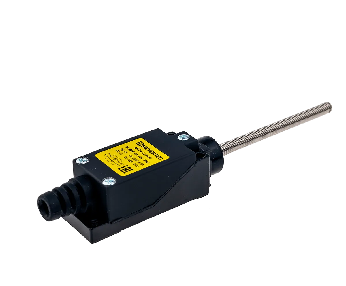 Выключатель концевой, IP65, пружинный на отклонение