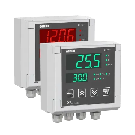 2ТРМ1 погодозависимый двухканальный регулятор с RS-485