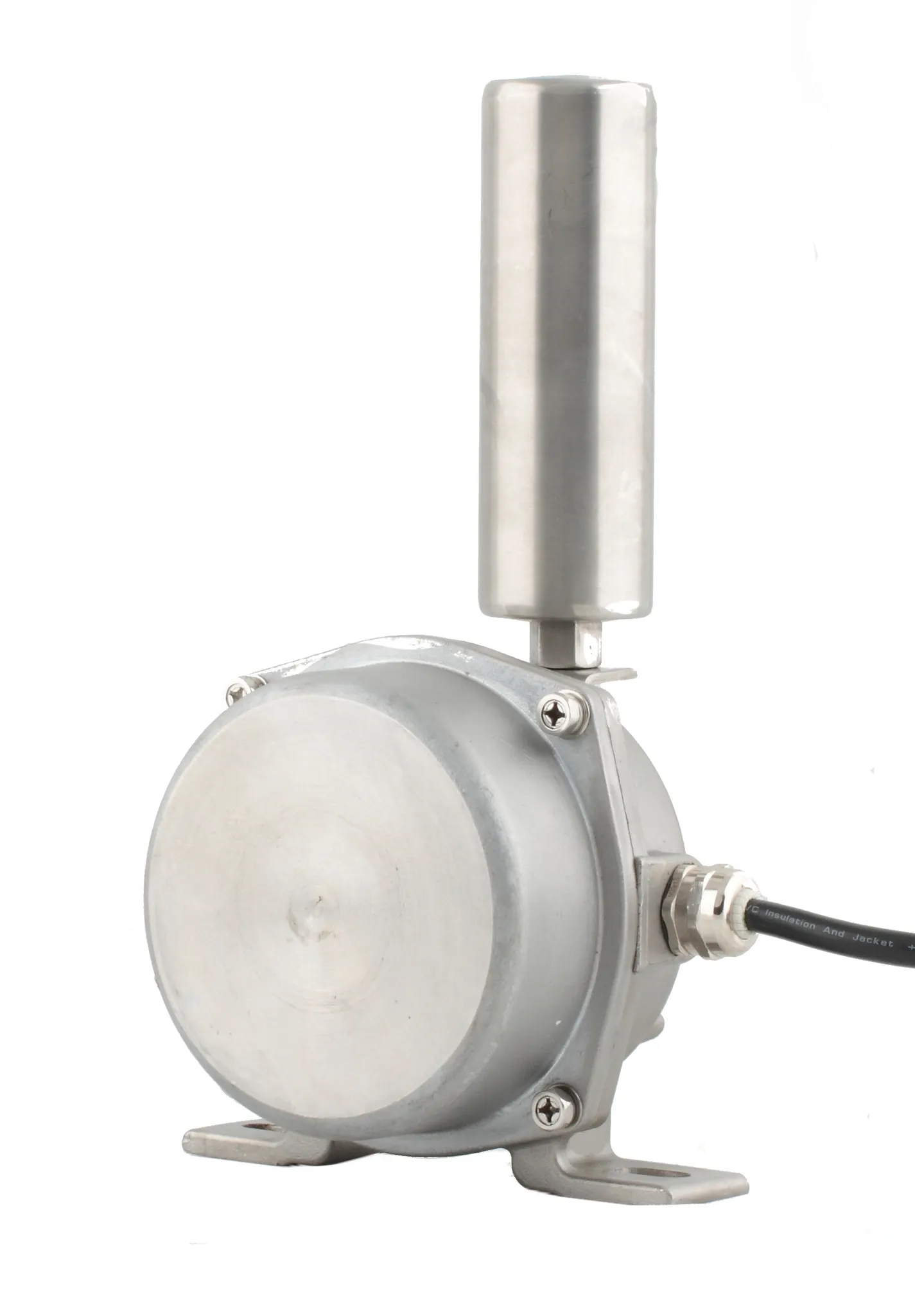 Датчик контроля схода ленты в корпусе из нерж. стали, -40...+75С, 250 VAC, 10 A, IP67, 2 релейных выхода, материал контактного ролика - нерж. сталь