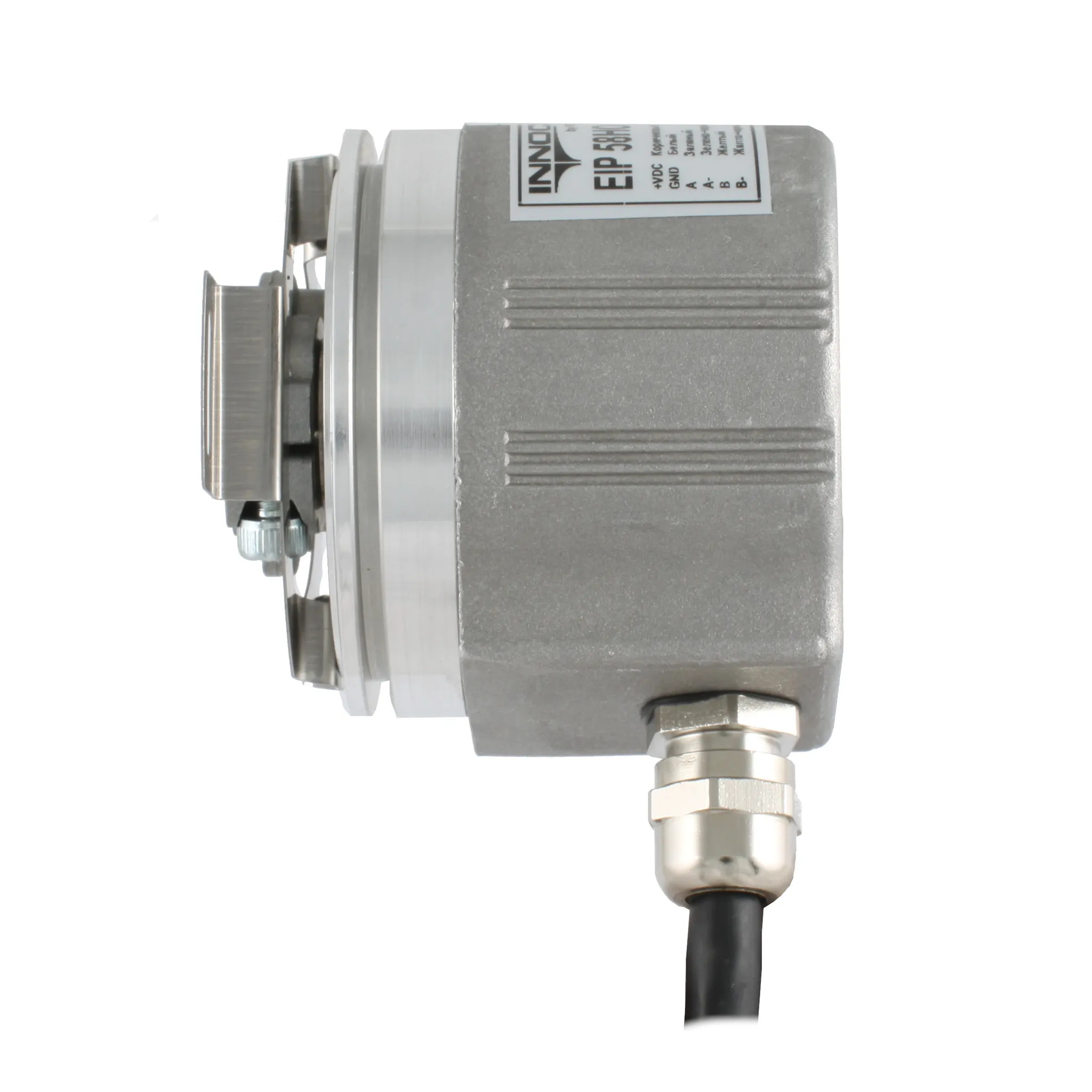 Инкрементальный программируемый энкодер D=58мм, полый вал 15мм, 3000 имп/об, 5…30VDC, выход TTL/HTL с инверсией, IP6