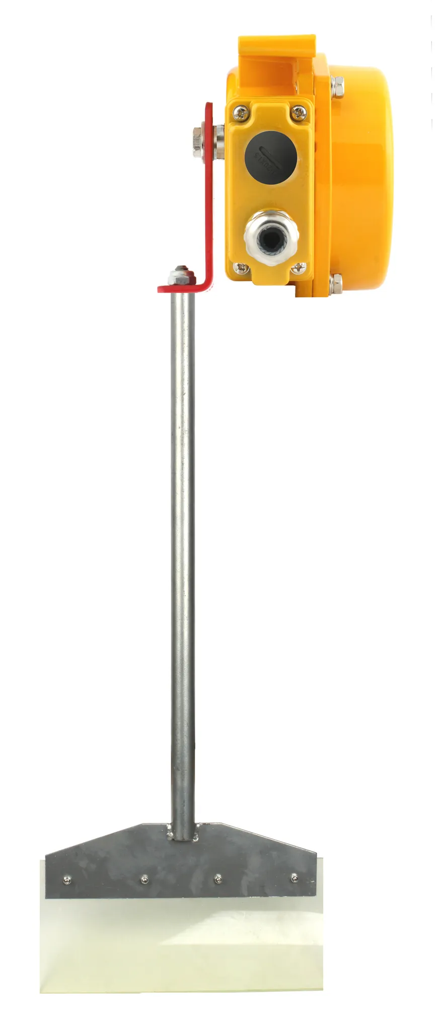 Датчик наличия препятствия на конвейерной ленте в алюм. корпусе, -40...+75С, 250 VAC, 10 A, IP65, релейный выход, штанга с лопаткой 650...950 мм, нерж. сталь/сталь/каучук