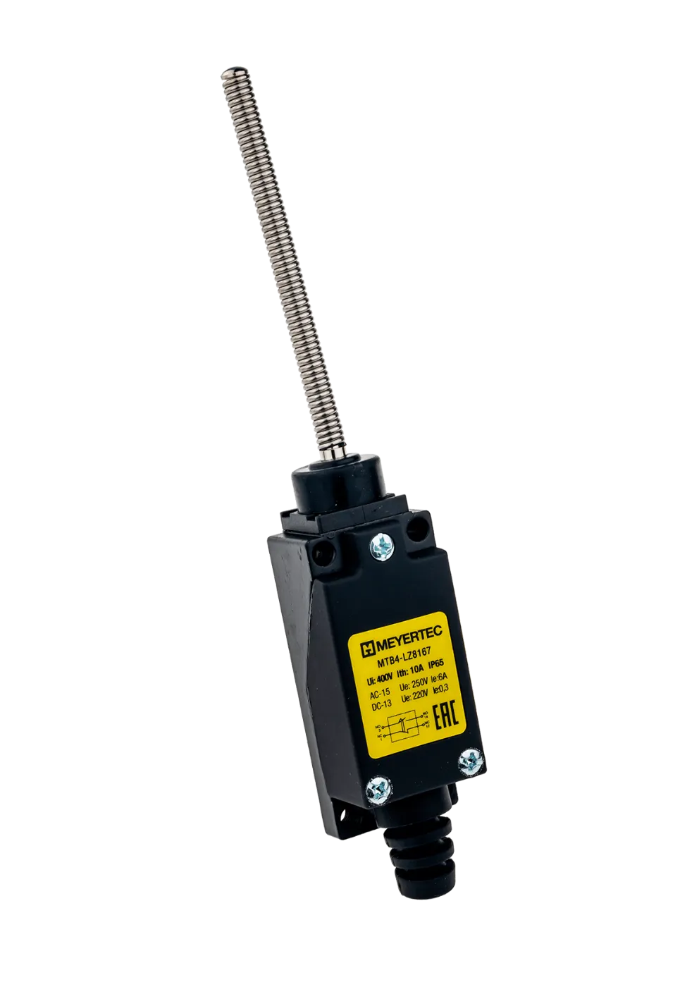 Выключатель концевой, IP65, пружинный на отклонение