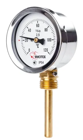 Общетехнические биметаллические термометры ТБф-120 d.63 (Диаметр: 63 мм)
