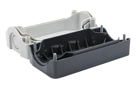 Корпус кнопочного поста, 3 места, серый, IP67