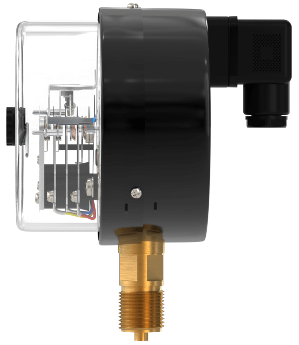 Вакуумметры, мановакуумметры, манометры электроконтактные ДВ2010ф, ДА2010ф, ДМ2010ф (Диаметр: 100 мм)