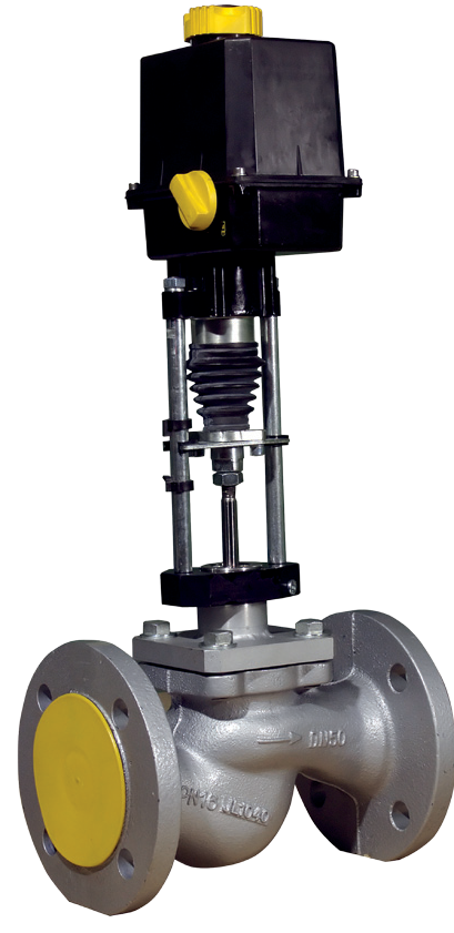 Клапаны КПСР запорно-регулирующие проходные односедельные